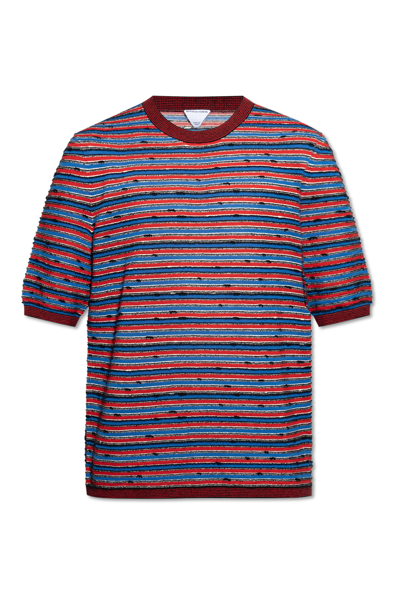 Tシャツ・カットソー Bottega Veneta STRIPED DETAIL T-SHIRT Multicolour Striped pattern T-shirt Bottega Veneta - Vitkac